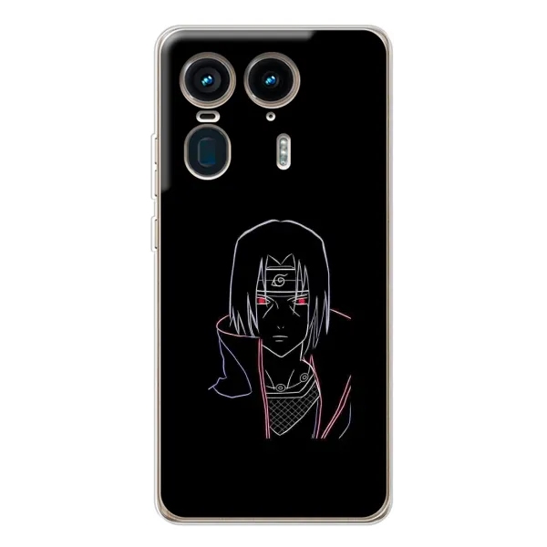 Чехол с принтом «силуэт Итачи» для Motorola Edge 50 Ultra