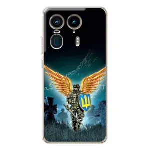 Чохол з принтом «Солдат ЗСУ» для Motorola Edge 50 Ultra