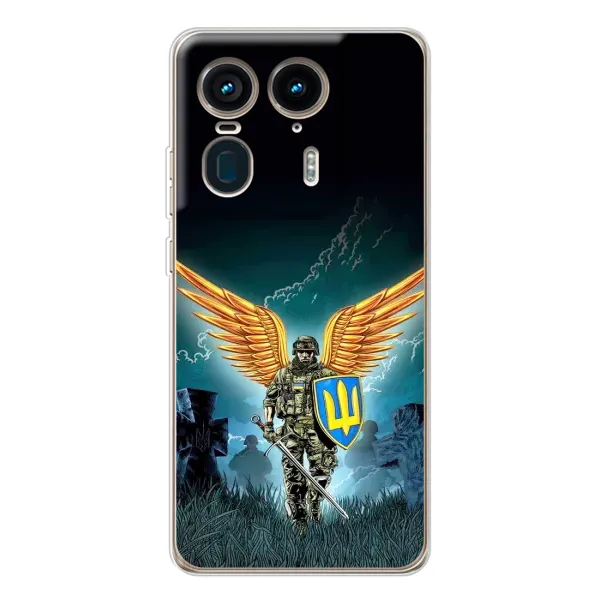Чехол с принтом «Солдат ЗСУ» для Motorola Edge 50 Ultra Чехол с принтом «Солдат ЗСУ» для Motorola Edge 50 Ultra