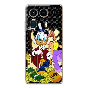 Чехли для Motorola Edge 50 Ultra - Скрудж МакДак Louis Vuitton (PREMIUMPrint) (Стильна Утка)