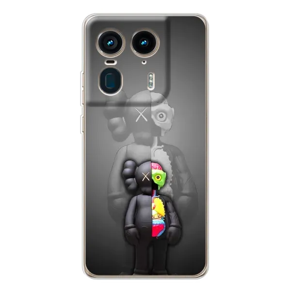 Чехол с принтом «Тело Bearbrick» для Motorola Edge 50 Ultra