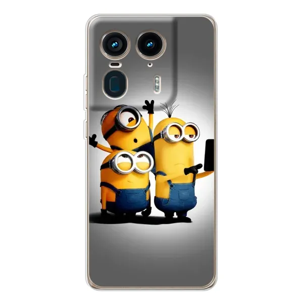 Чехол с принтом «Три миньона» для Motorola Edge 50 Ultra Чехол с принтом «Три миньона» для Motorola Edge 50 Ultra
