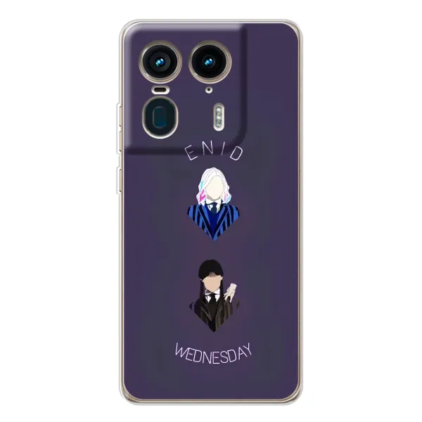 Чехол с принтом «Уэнздей и подруга» для Motorola Edge 50 Ultra