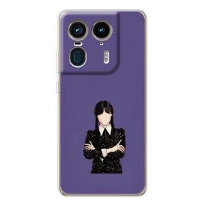 Чехол с принтом «Уэнздей в черном» для Motorola Edge 50 Ultra