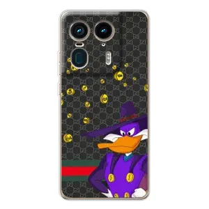 Бренднові Чохли для Motorola Edge 50 Ultra - (PREMIUMPrint) (Утка Гуччі)