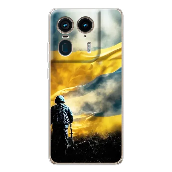 Чехол с принтом «Война» для Motorola Edge 50 Ultra