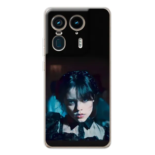 Чехол с принтом «взгляд Уэнздей» для Motorola Edge 50 Ultra