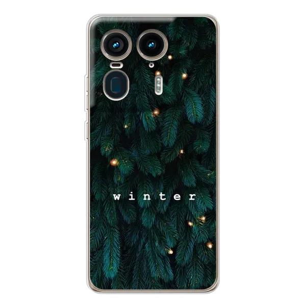 Чохол з принтом «Winter» для Motorola Edge 50 Ultra