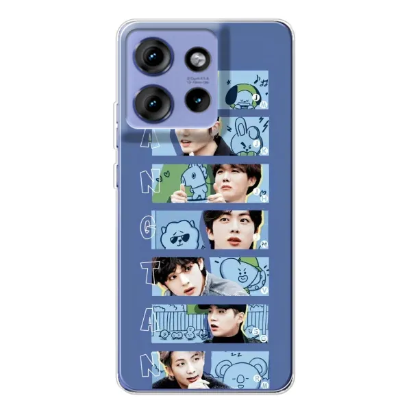 Чехол с принтом «Bangtan» для Motorola Edge 50