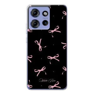 Чохол з принтом «Банти на чорному» для Motorola Edge 50