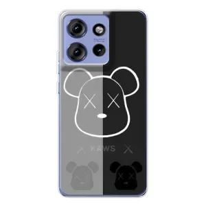 Чохли для Motorola Edge 50 - Bearbrick Louis Vuitton (PREMIUMPrint) (БеарБрік очі)