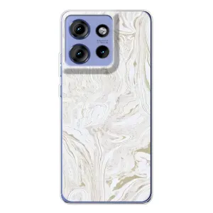 Мраморний чехол на Motorola Edge 50 (VPrint) (Білий мрамор)