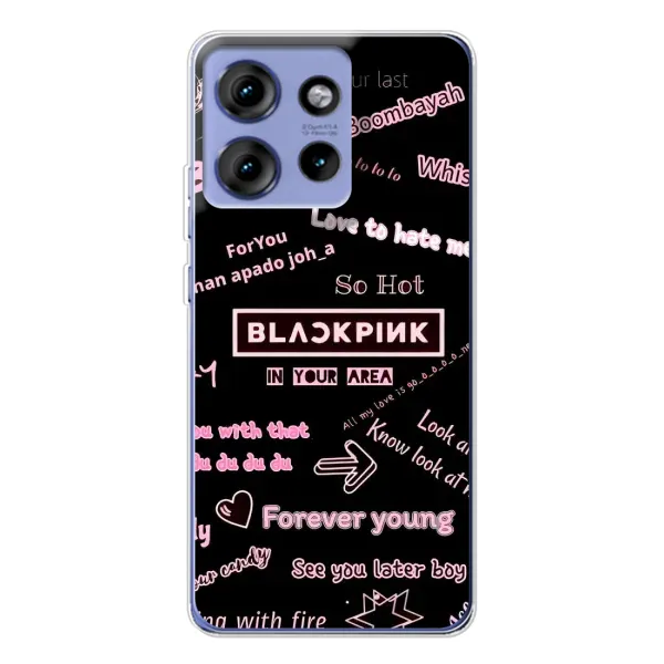 Чехол с принтом «BLACKPINK» для Motorola Edge 50