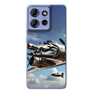 Чехол с мемом Тралалело тралала на Motorola Edge 50 (Бомбардиро крокодило)
