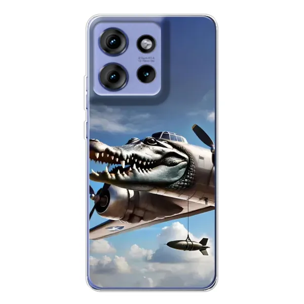 Чехол с принтом «Бомбардиро крокодило» для Motorola Edge 50 Чехол с принтом «Бомбардиро крокодило» для Motorola Edge 50