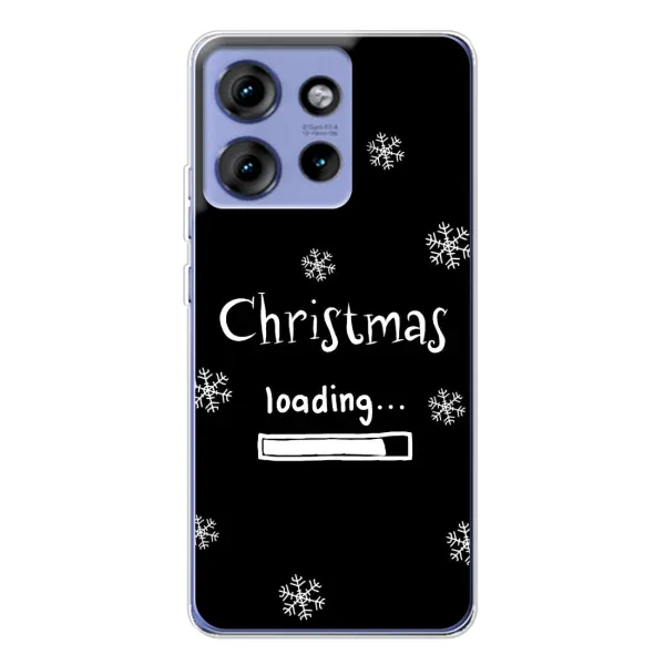 Чехол с принтом «Christmas loading» для Motorola Edge 50