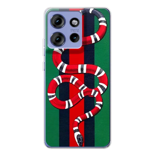 Чехол с принтом «Gucci змия» для Motorola Edge 50