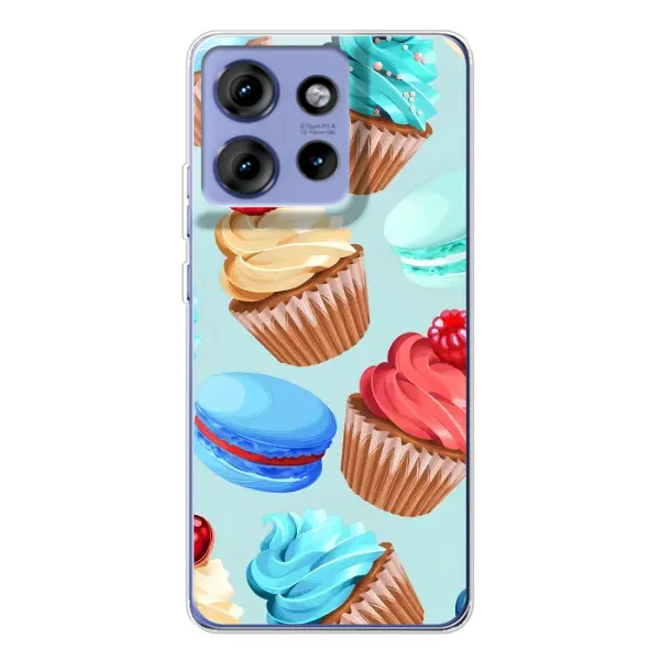 Чехол с принтом «Кексики» для Motorola Edge 50