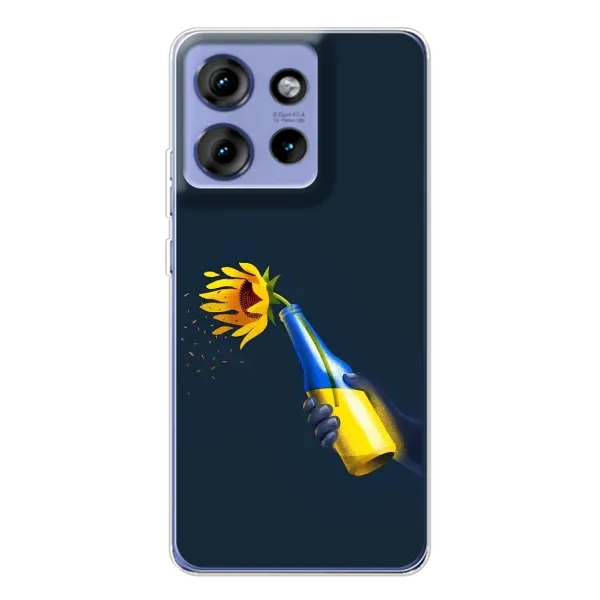 Чехол с принтом «Коктейль молотова» для Motorola Edge 50