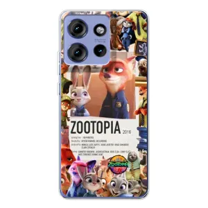 Чохол з принтом «Постер Зоотрополіс» для Motorola Edge 50