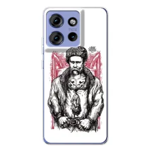 Чохли для Motorola Edge 50 с принтом Тараса Шевченко (AlphaPrint) (Козак Шевченко)