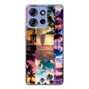 Силіконовий чохол з КАРТИНКАМИ літо для Motorola Edge 50 (AlphaPrint) (Літня відпустка)