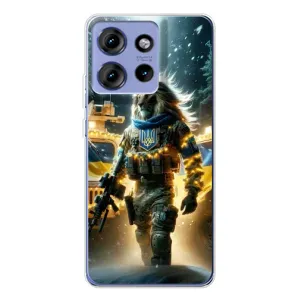 Чохол з принтом «ЛЕВ ЗСУ» для Motorola Edge 50