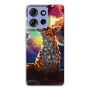 Чохли з картинкою Лисичка для Motorola Edge 50 (VPrint) (Лисичка в космосі)