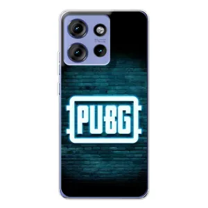 Чехол PUBG для Эдж 50 (AlphaPrint) (Лого PUBG)