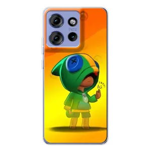 Чехол для Motorola Edge 50 Бравл Старс (VPrint) (Хлопчик Леон)