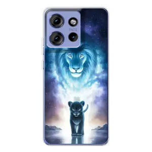 Чохол з картинкою ЛЕВ для Motorola Edge 50 (VPrint) (Маленький лев)