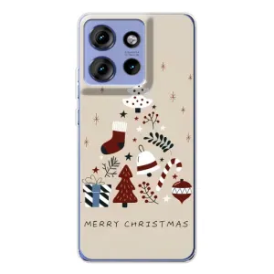 Різдвяні Чохли для Motorola Edge 50 (VPrint) (Merry Christmas)