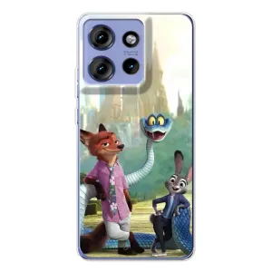 Чохол з принтом «Герої мультфільму Зоотрополіс» для Motorola Edge 50