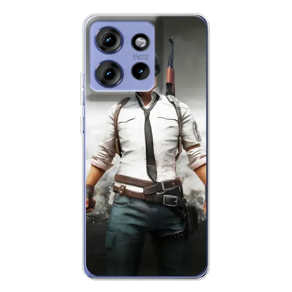 Чехол с принтом «Пабг мен» для Motorola Edge 50