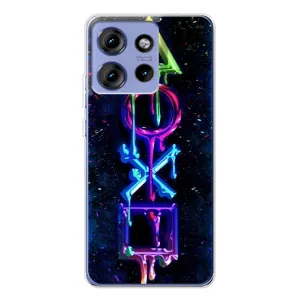 Чохол з принтом «Pleystation лого» для Motorola Edge 50