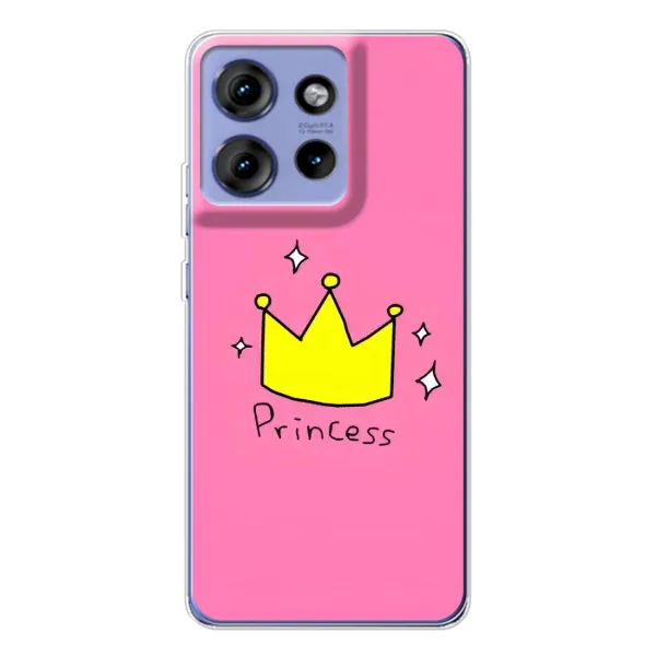 Чехол с принтом «Princess» для Motorola Edge 50