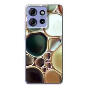 Мраморний чехол на Motorola Edge 50 (VPrint) (Радужний Мрамор)