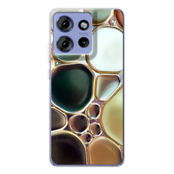 Чехол с принтом «Радужный Мрамор» для Motorola Edge 50 Чехол с принтом «Радужный Мрамор» для Motorola Edge 50