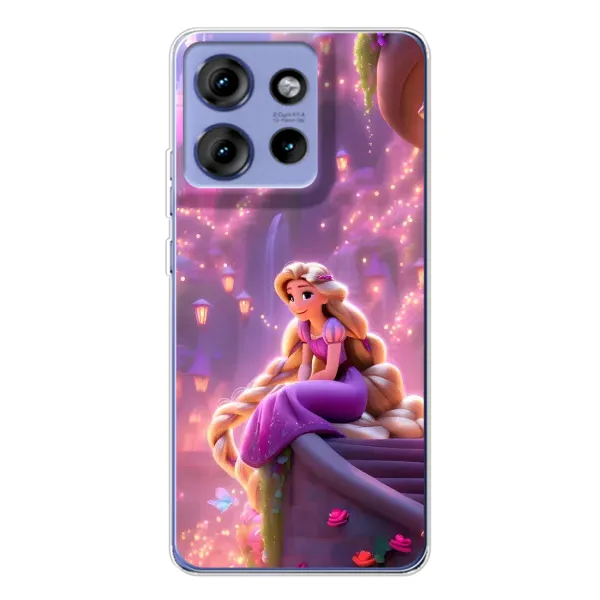 Чохол з принтом «Рапунцель у замку» для Motorola Edge 50 Чохол з принтом «Рапунцель у замку» для Motorola Edge 50