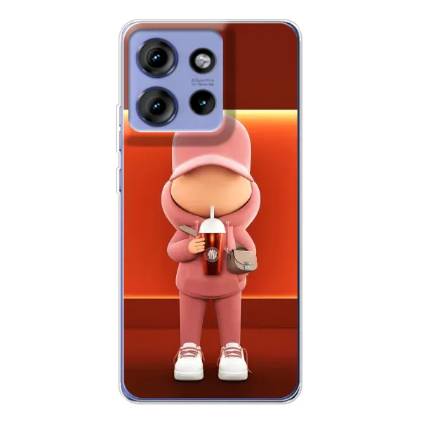 Чехол с принтом «С Кофе» для Motorola Edge 50