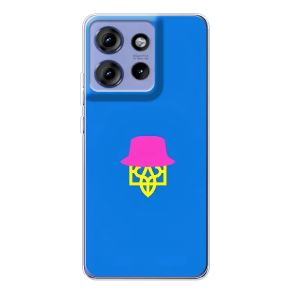 Чохол з принтом «Шапка на гербу» для Motorola Edge 50