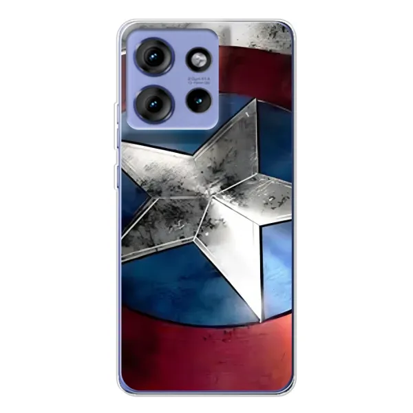 Чохол з принтом «Щит Капітана Америки» для Motorola Edge 50
