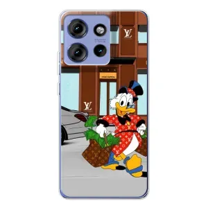 Чехли для Motorola Edge 50 - Скрудж МакДак Louis Vuitton (PREMIUMPrint)