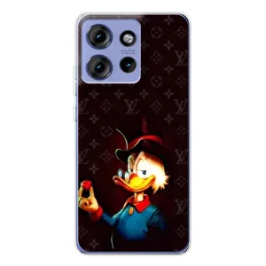 Чехли для Motorola Edge 50 - Скрудж МакДак Louis Vuitton (PREMIUMPrint) (Скрудж з ботліантом)