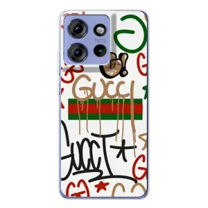 Бренднові Чохли для Motorola Edge 50 - (PREMIUMPrint) (Стиль GUUCI)