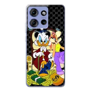 Чехли для Motorola Edge 50 - Скрудж МакДак Louis Vuitton (PREMIUMPrint) (Стильна Утка)