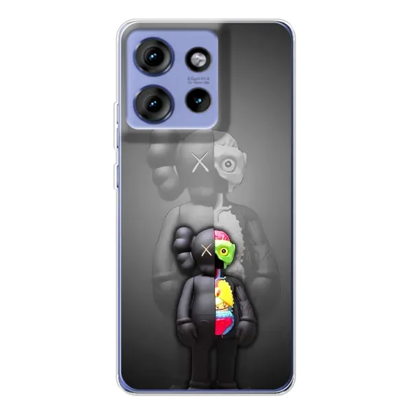 Чехол с принтом «Тело Bearbrick» для Motorola Edge 50
