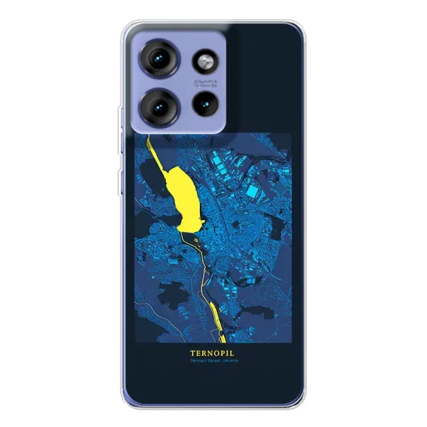Чехол с принтом «Тернополь» для Motorola Edge 50