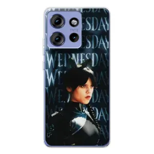 Чохли Венсдей на Motorola Edge 50 Уенсдей (AlphaPrint) (Венздей кішка)
