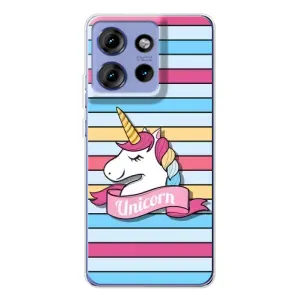 Чохол для Едж 50 - (Єдинорожки - Новинки) (AlphaPrint) (Unicorn)